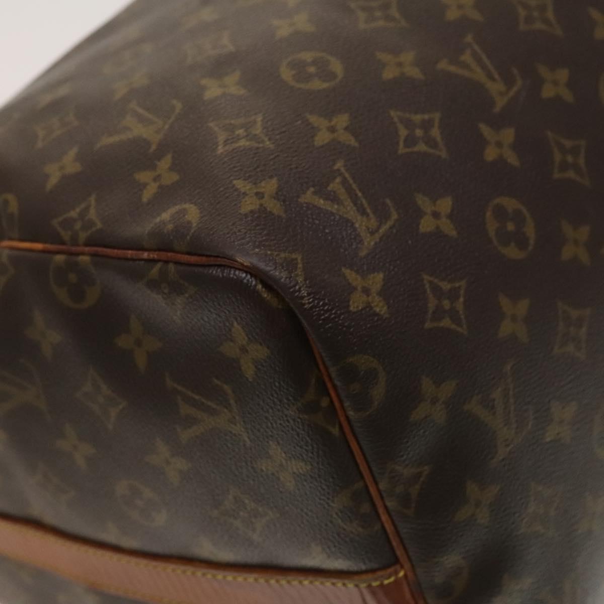 LOUIS VUITTON Monogram Keepall Bandouliere 55 Boston Bag M41414 LV Auth 132673