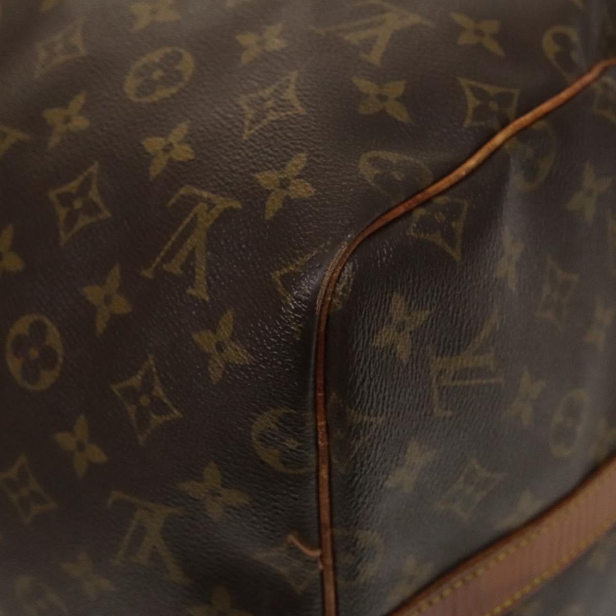 LOUIS VUITTON Monogram Keepall Bandouliere 55 Boston Bag M41414 LV Auth 132673