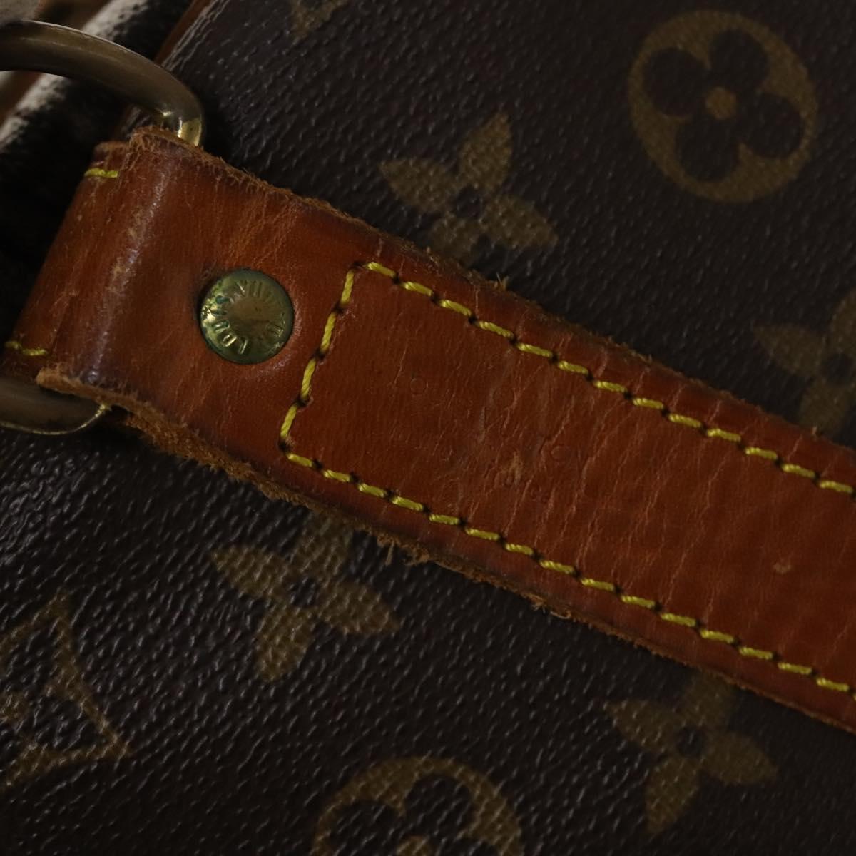 LOUIS VUITTON Monogram Keepall Bandouliere 55 Boston Bag M41414 LV Auth 132673