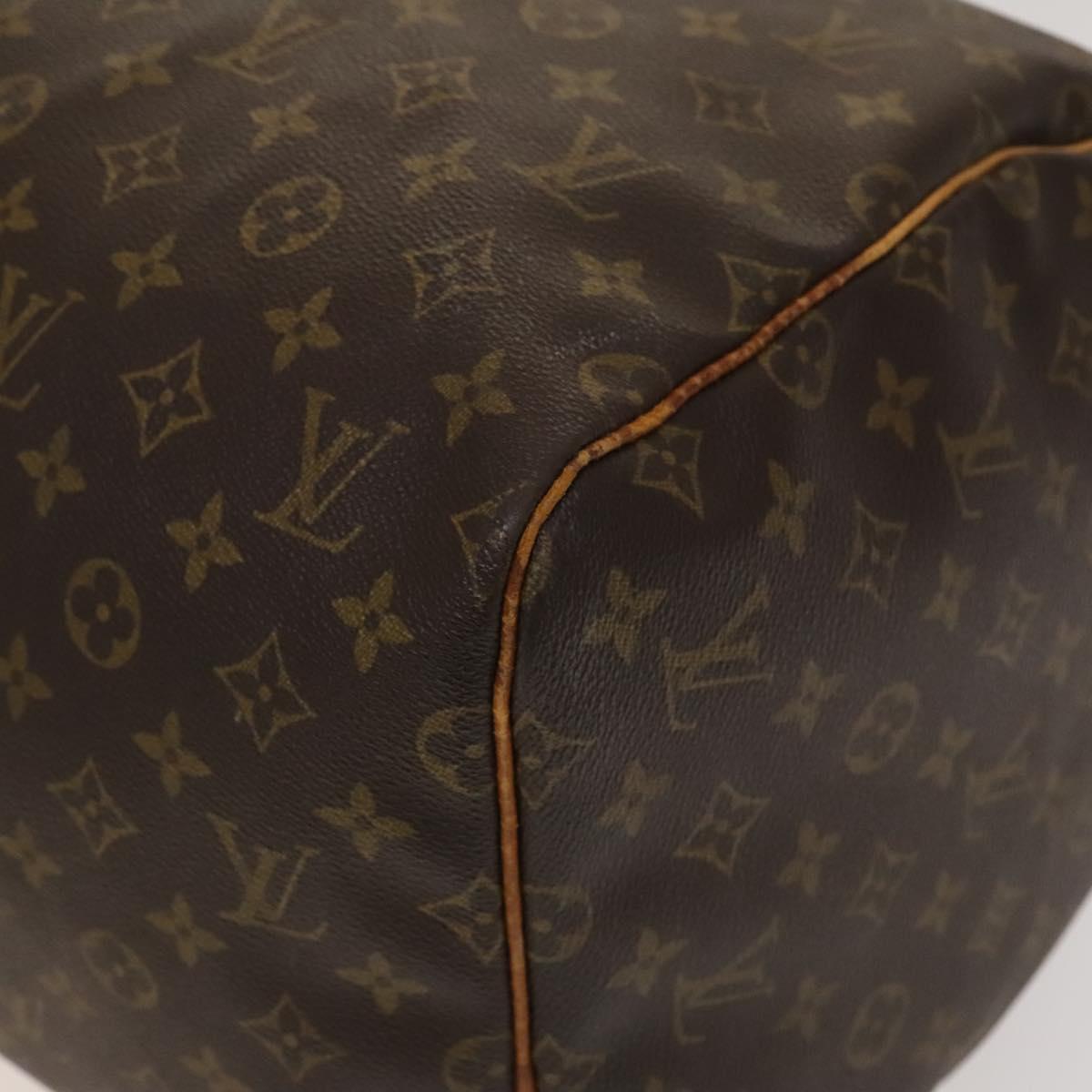 LOUIS VUITTON Monogram Keepall 55 Boston Bag M41424 LV Auth 132674