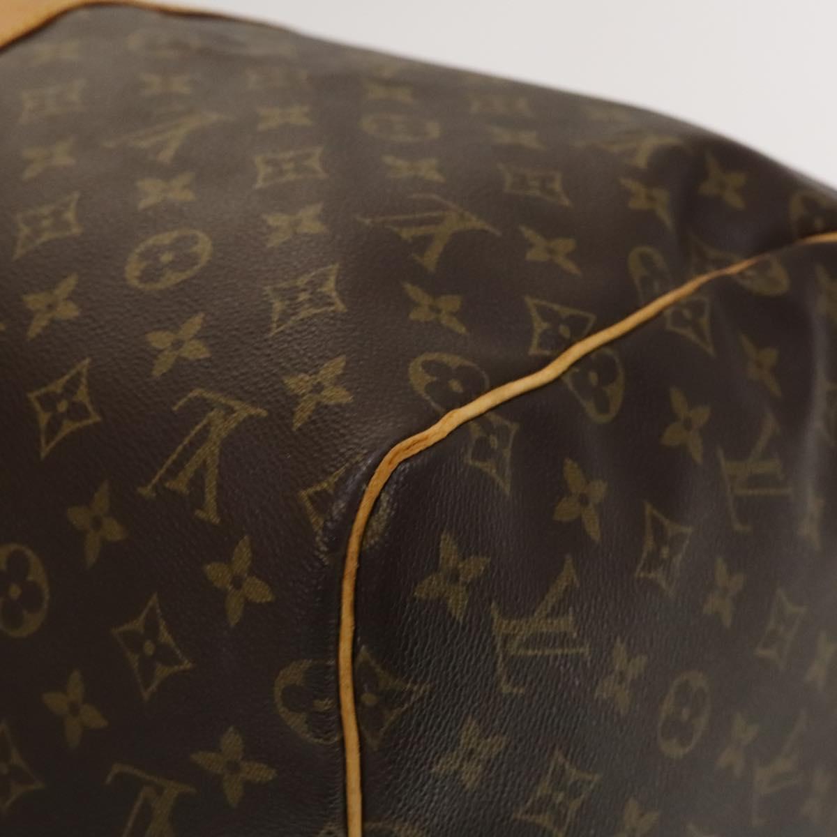 LOUIS VUITTON Monogram Keepall 55 Boston Bag M41424 LV Auth 132674