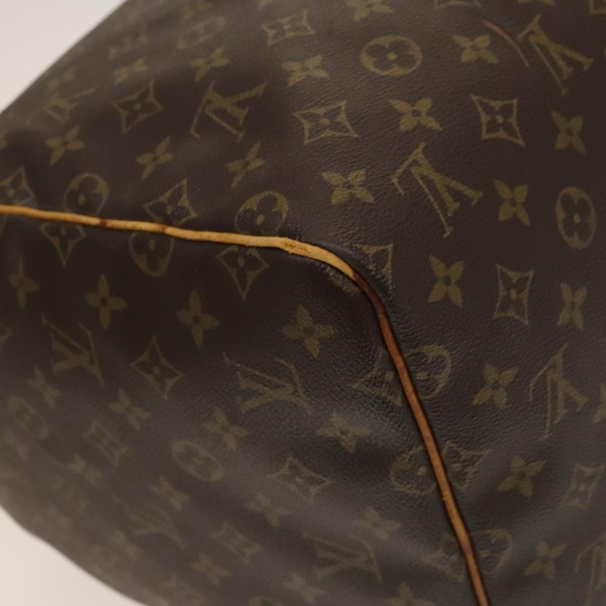 LOUIS VUITTON Monogram Keepall 55 Boston Bag M41424 LV Auth 132674