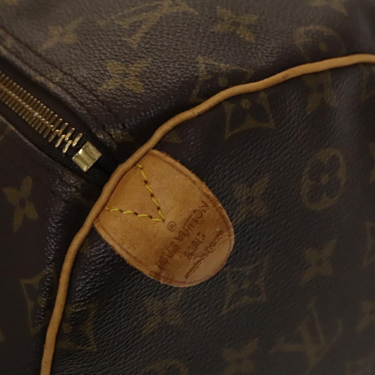 LOUIS VUITTON Monogram Keepall 55 Boston Bag M41424 LV Auth 132674