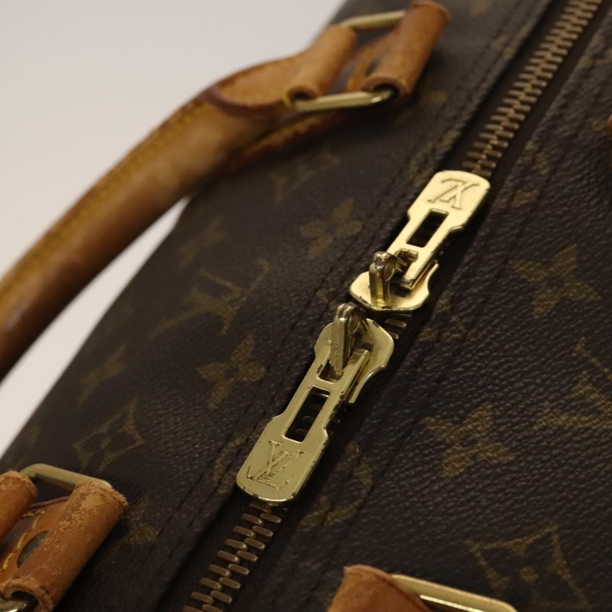 LOUIS VUITTON Monogram Keepall 55 Boston Bag M41424 LV Auth 132674