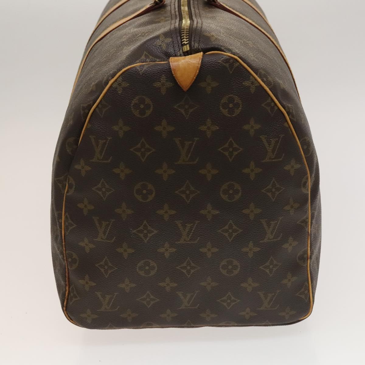 LOUIS VUITTON Monogram Keepall 55 Boston Bag M41424 LV Auth 132674