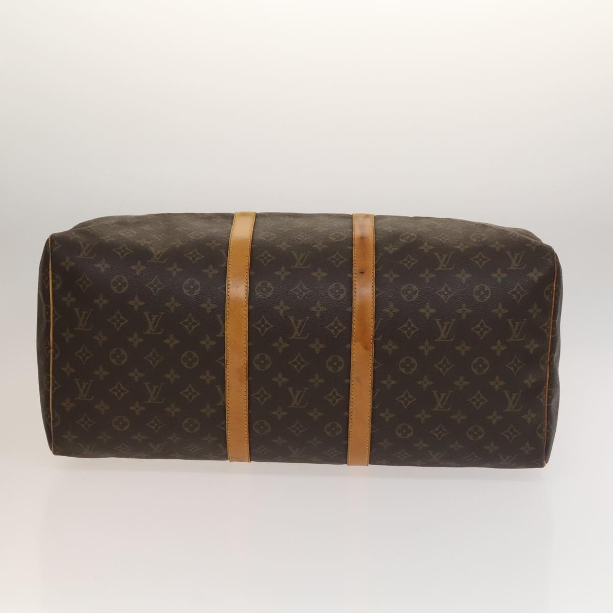 LOUIS VUITTON Monogram Keepall 55 Boston Bag M41424 LV Auth 132674