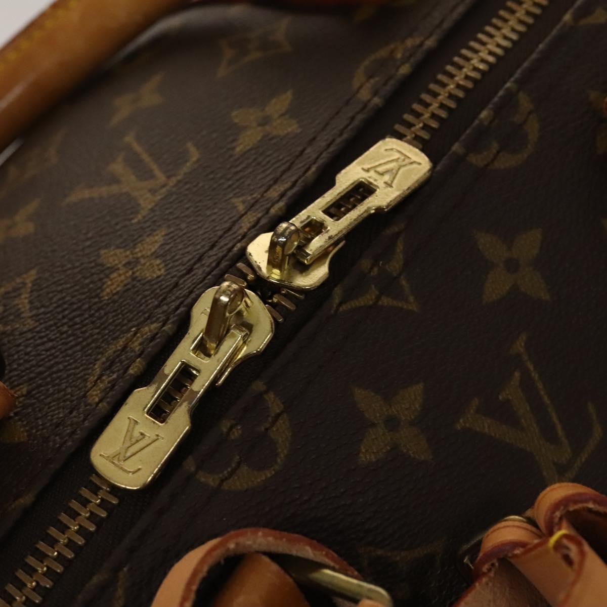 LOUIS VUITTON Monogram Keepall 55 Boston Bag M41424 LV Auth 132676