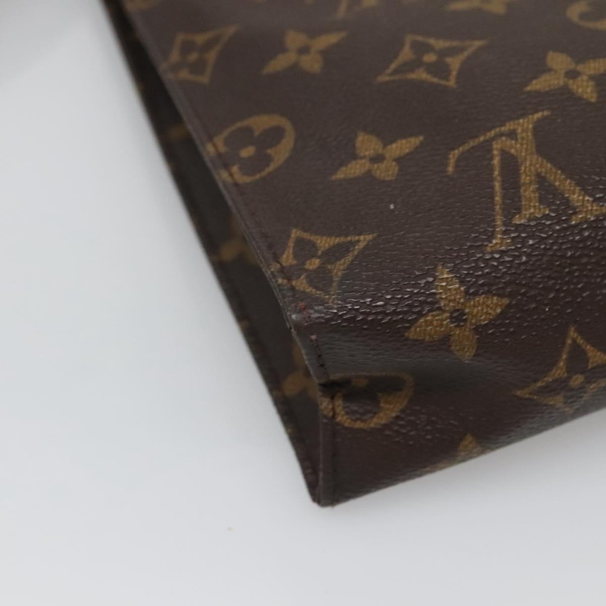 LOUIS VUITTON Monogram Posh Toilette 26 Pouch M47542 LV Auth 132682