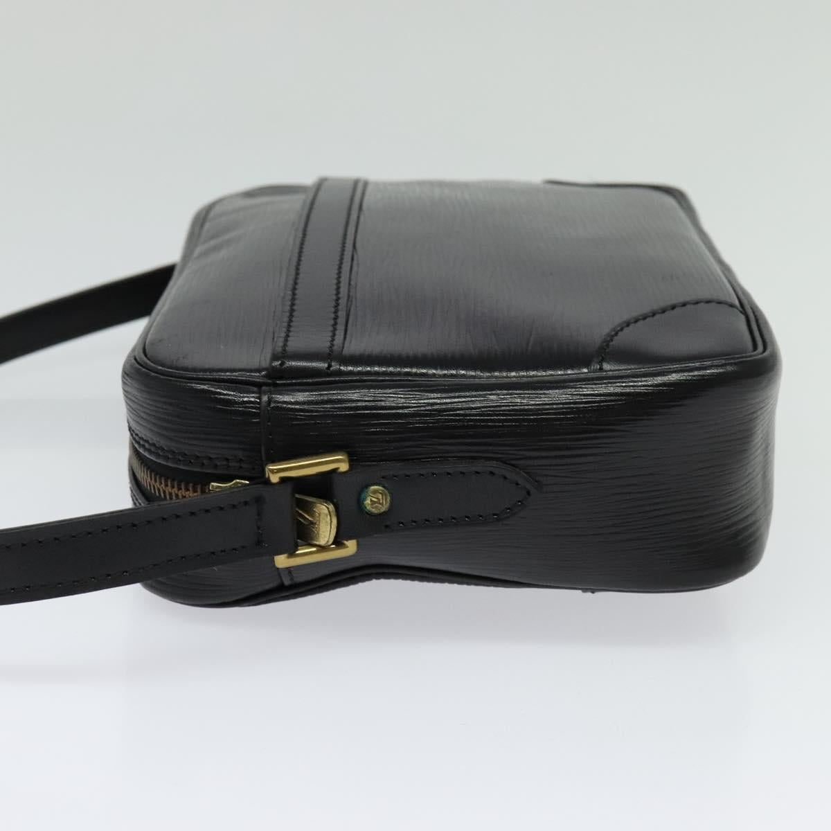 LOUIS VUITTON Epi Trocadero 23 Shoulder Bag Black M52302 LV Auth 132696