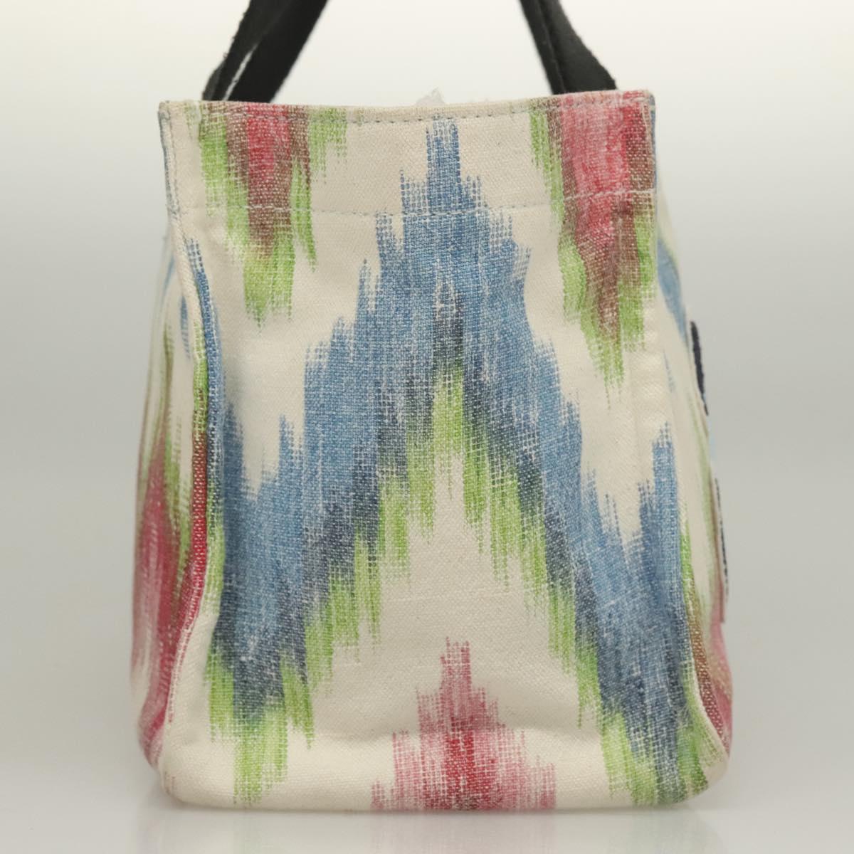 LOEWE Anagram Paula's Ibiza Tote Bag Canvas Multicolor Auth 132697