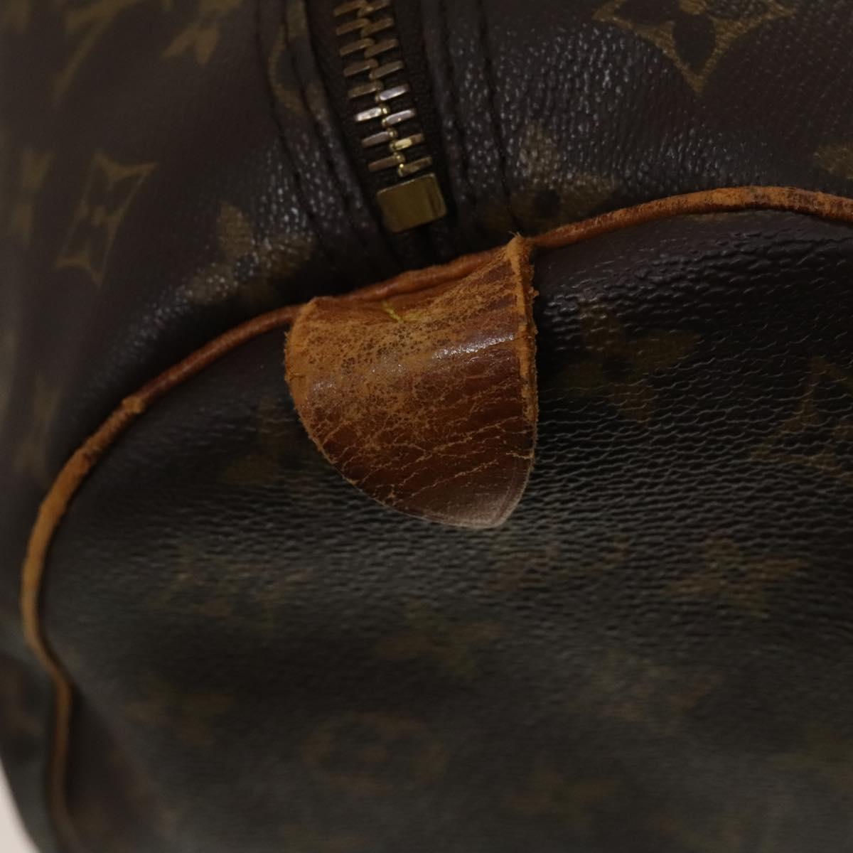 LOUIS VUITTON Monogram Keepall 60 Boston Bag M41422 LV Auth 132716