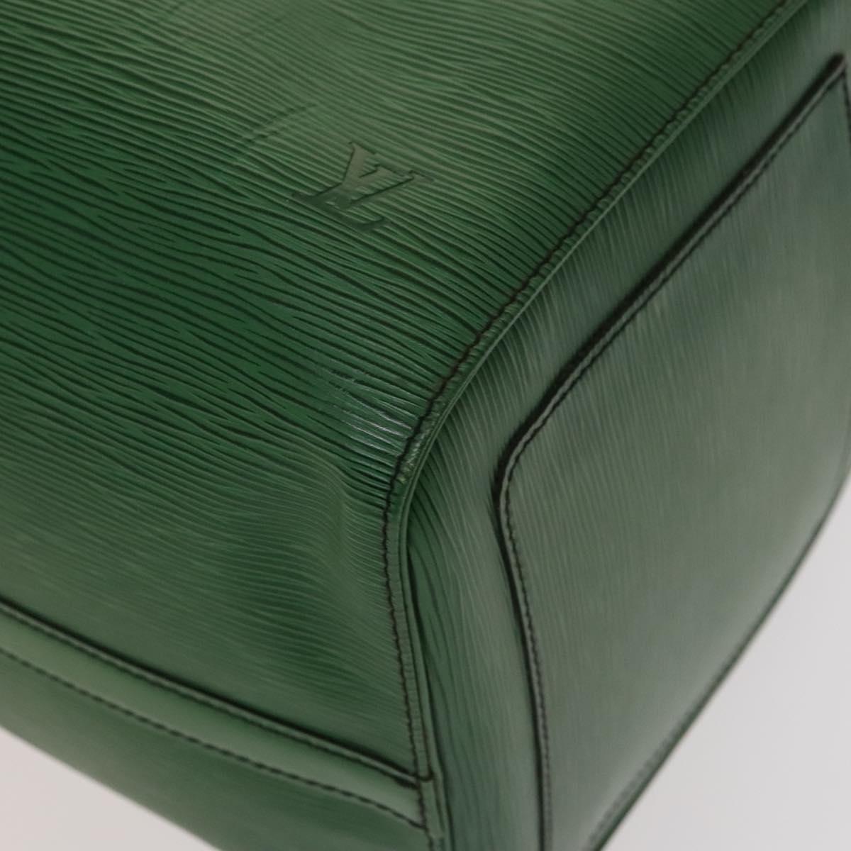LOUIS VUITTON Epi Keepall 50 Boston Bag Green M42964 LV Auth 132722