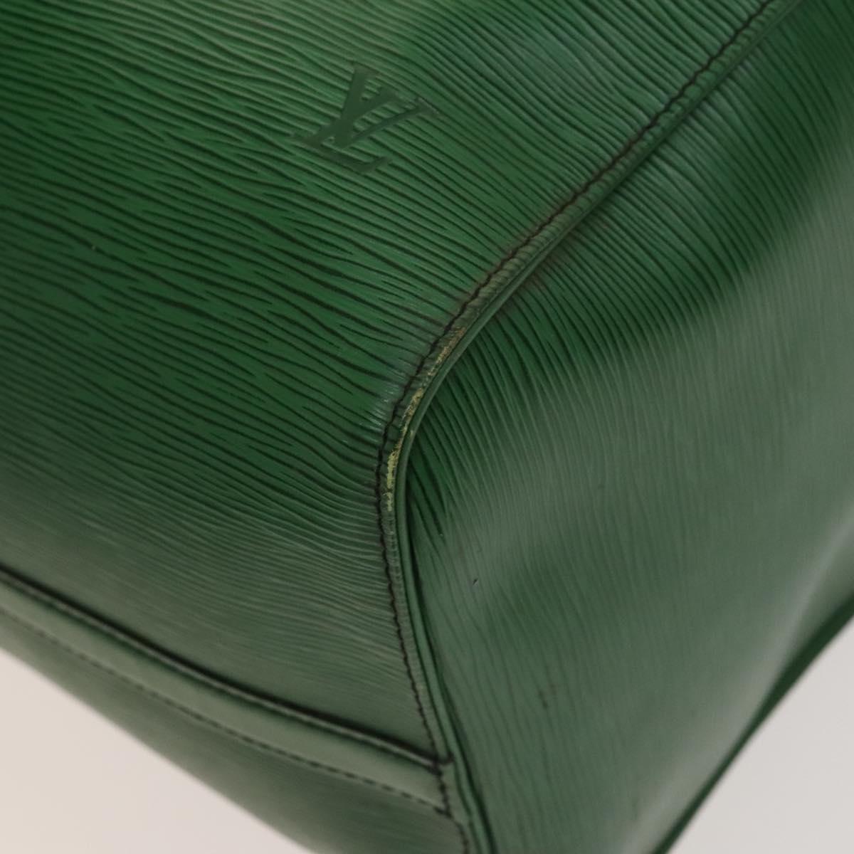 LOUIS VUITTON Epi Keepall 50 Boston Bag Green M42964 LV Auth 132722