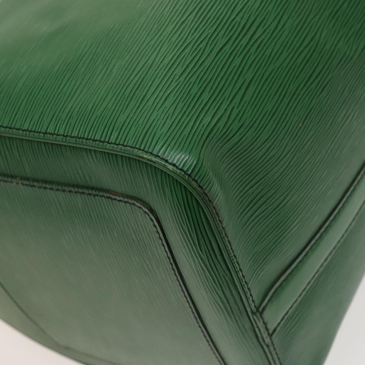 LOUIS VUITTON Epi Keepall 50 Boston Bag Green M42964 LV Auth 132722