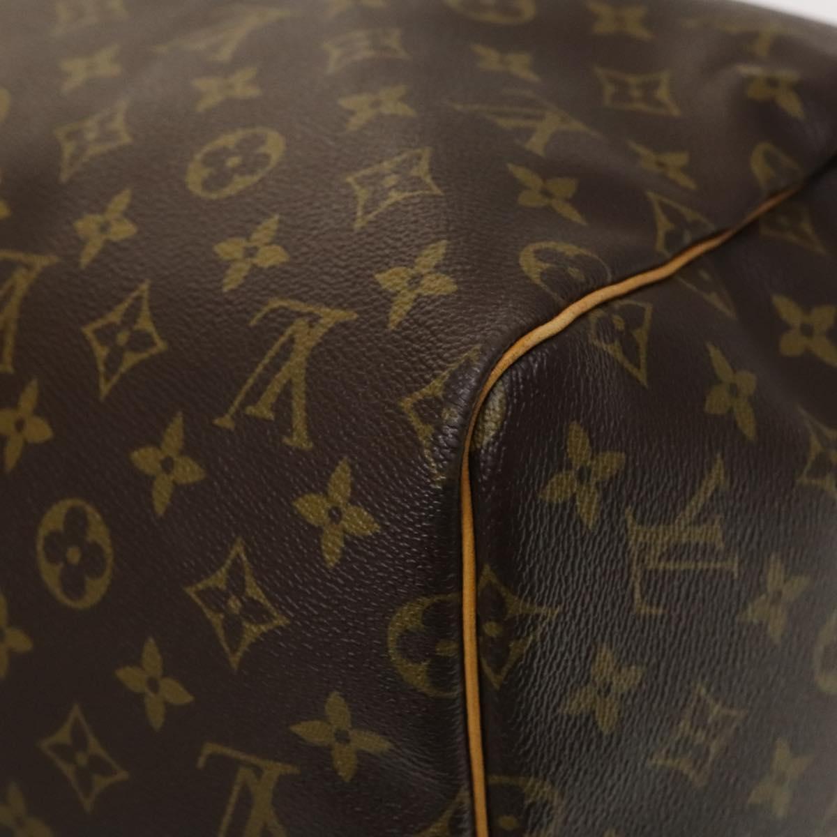 LOUIS VUITTON Monogram Keepall 55 Boston Bag M41424 LV Auth 132737