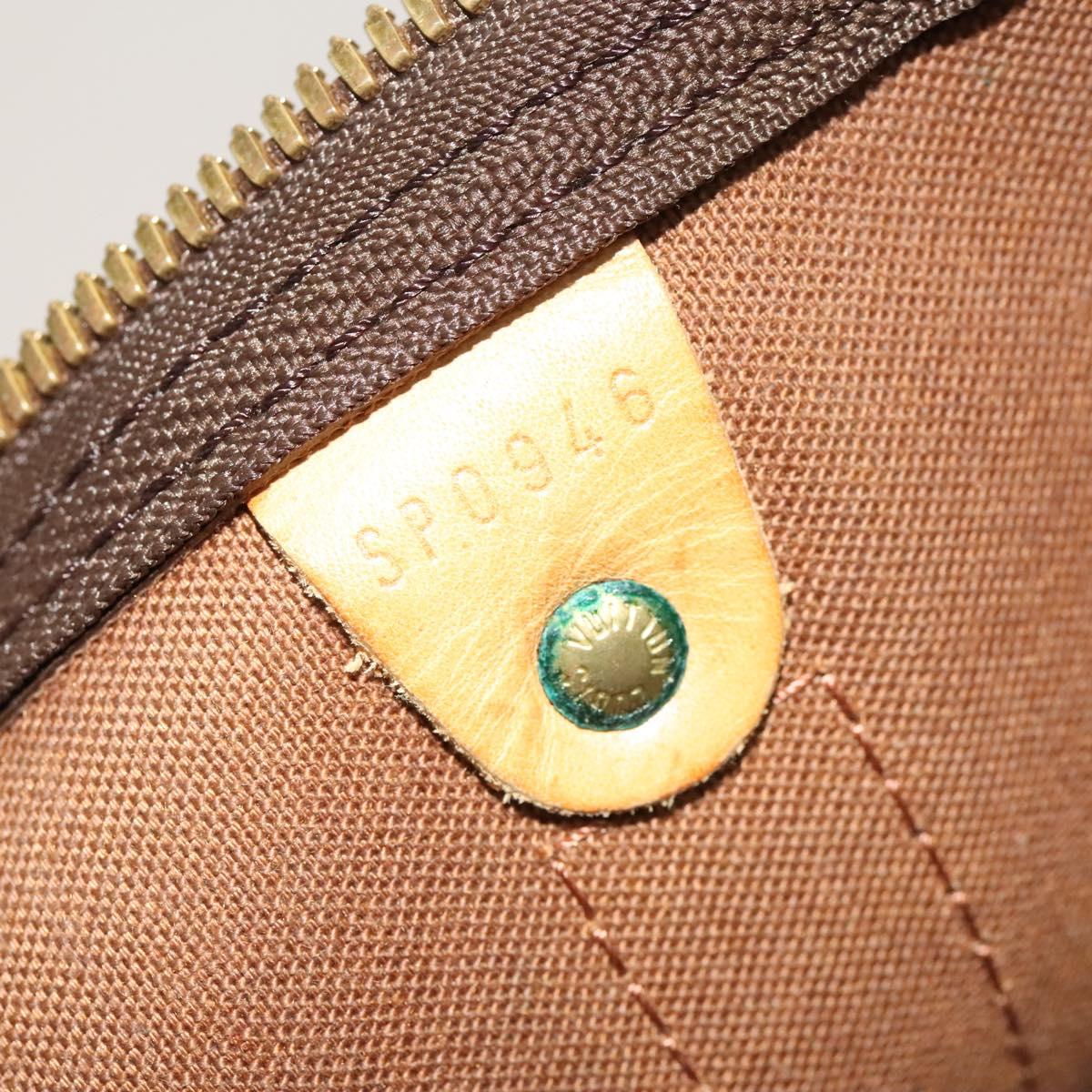 LOUIS VUITTON Monogram Keepall 55 Boston Bag M41424 LV Auth 132737
