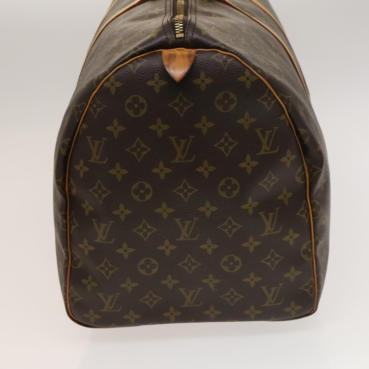 LOUIS VUITTON Monogram Keepall 55 Boston Bag M41424 LV Auth 132737