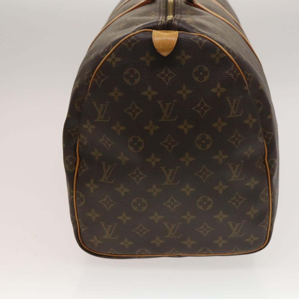 LOUIS VUITTON Monogram Keepall 55 Boston Bag M41424 LV Auth 132738