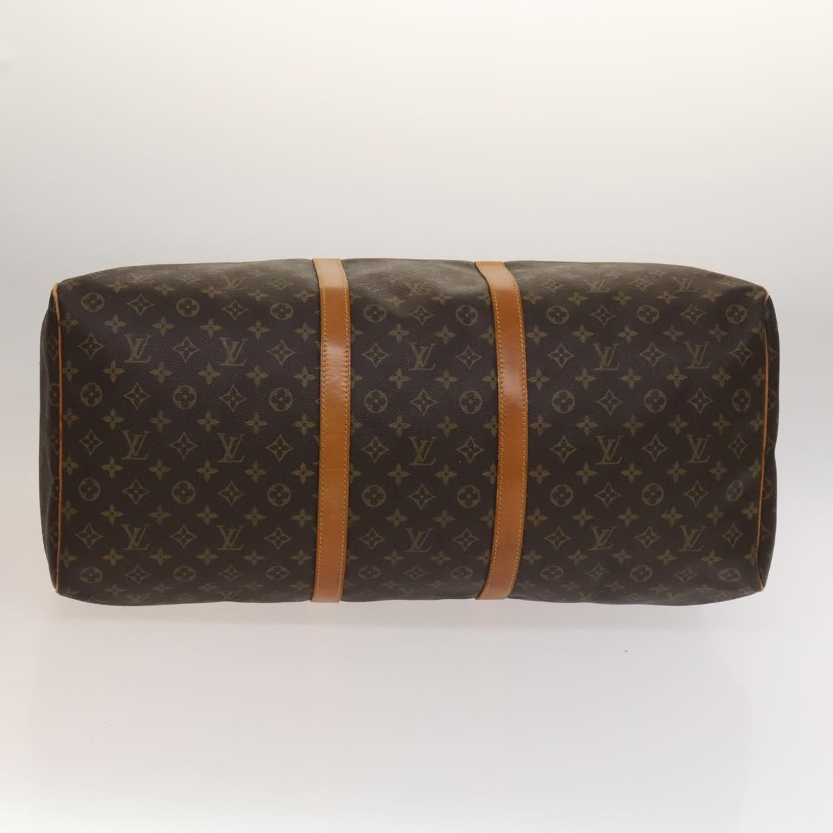 LOUIS VUITTON Monogram Keepall 60 Boston Bag M41422 LV Auth 132739