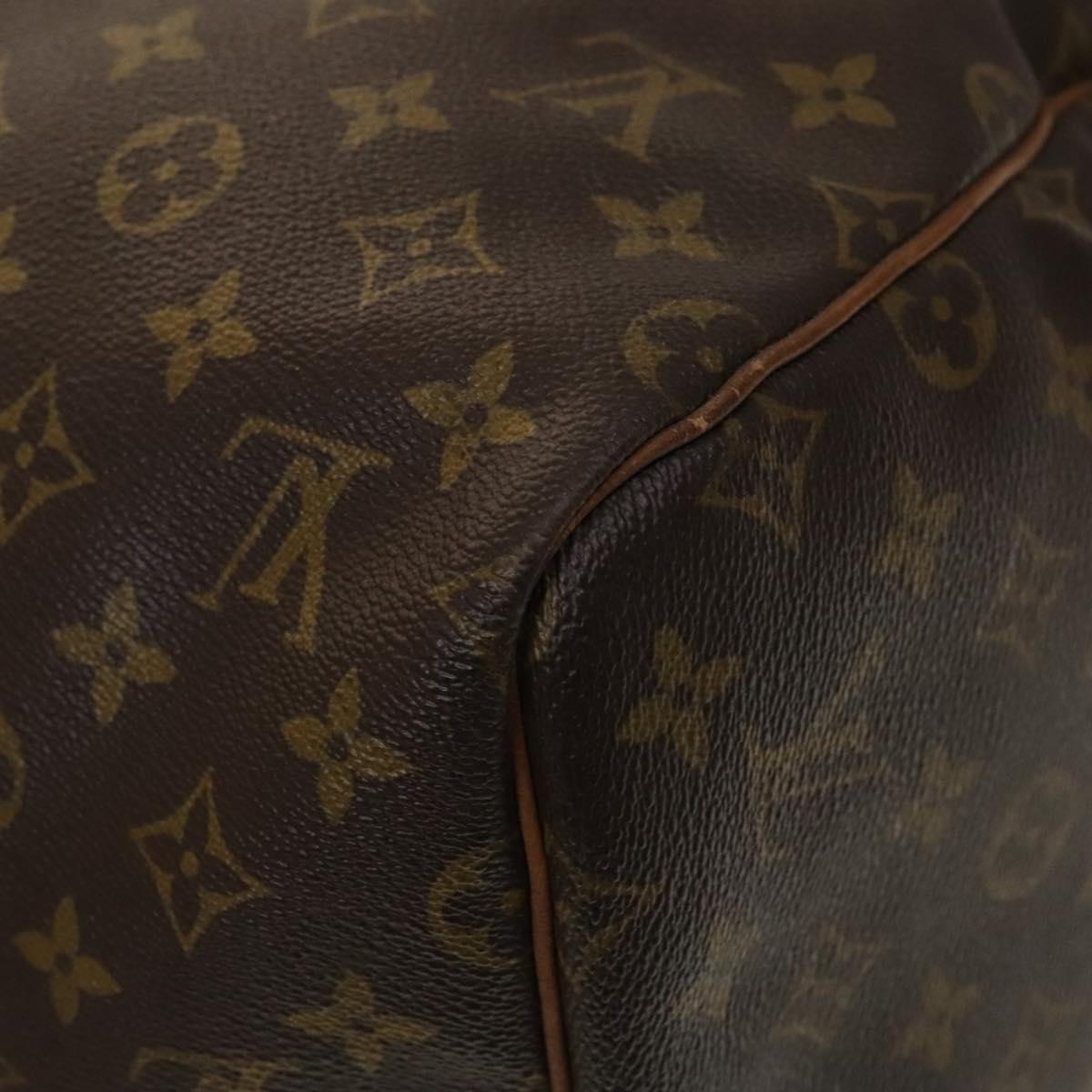 LOUIS VUITTON Monogram Keepall 55 Boston Bag M41424 LV Auth 132745