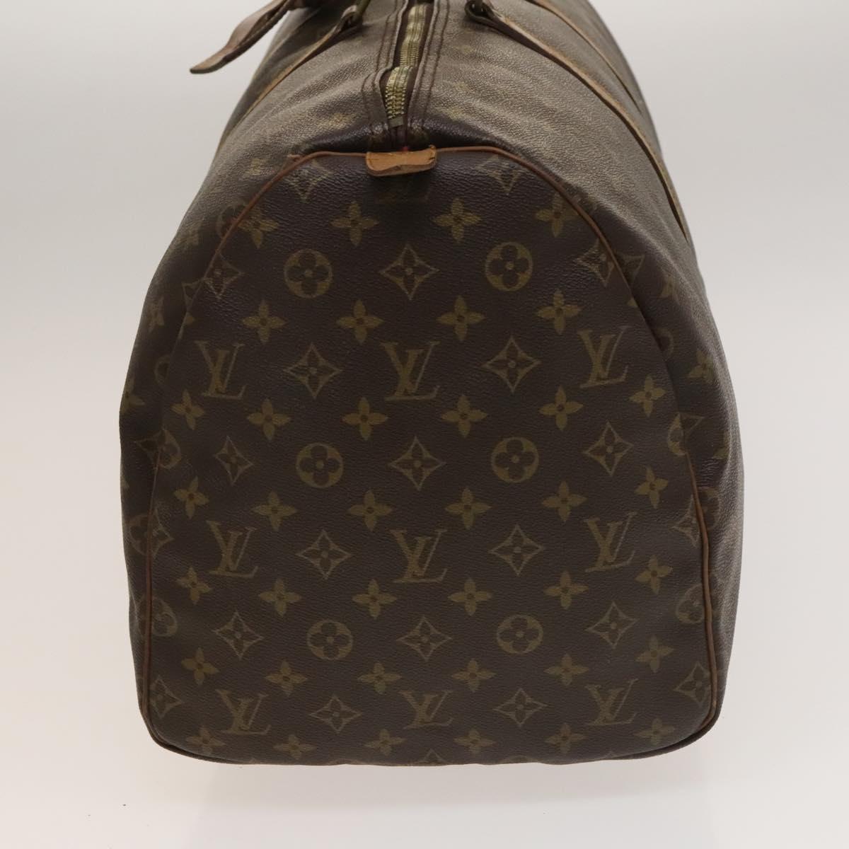 LOUIS VUITTON Monogram Keepall 55 Boston Bag M41424 LV Auth 132745