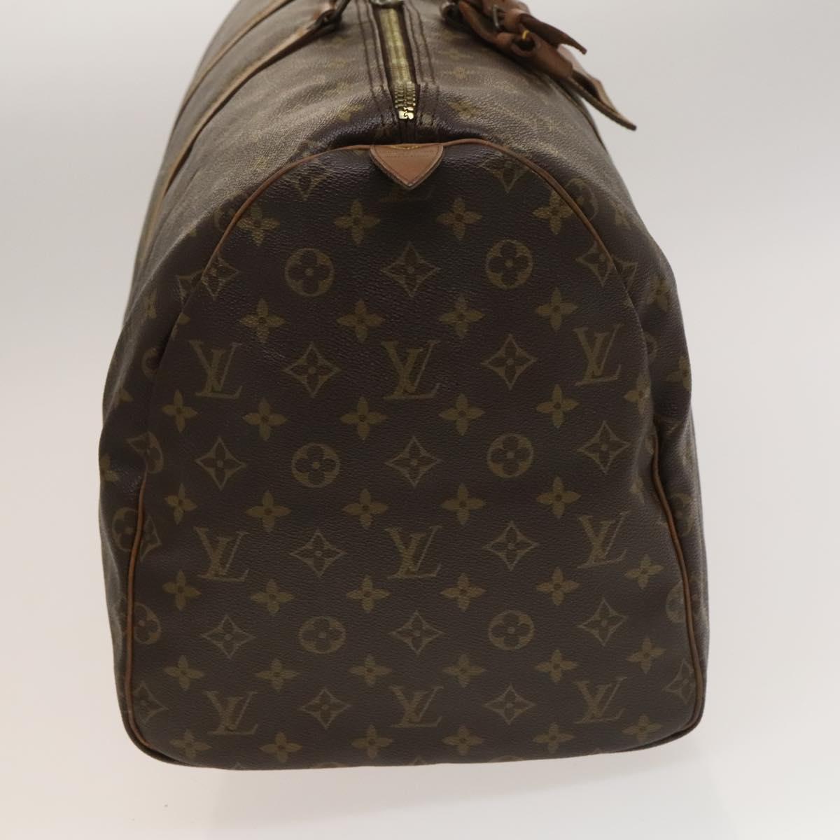 LOUIS VUITTON Monogram Keepall 55 Boston Bag M41424 LV Auth 132745