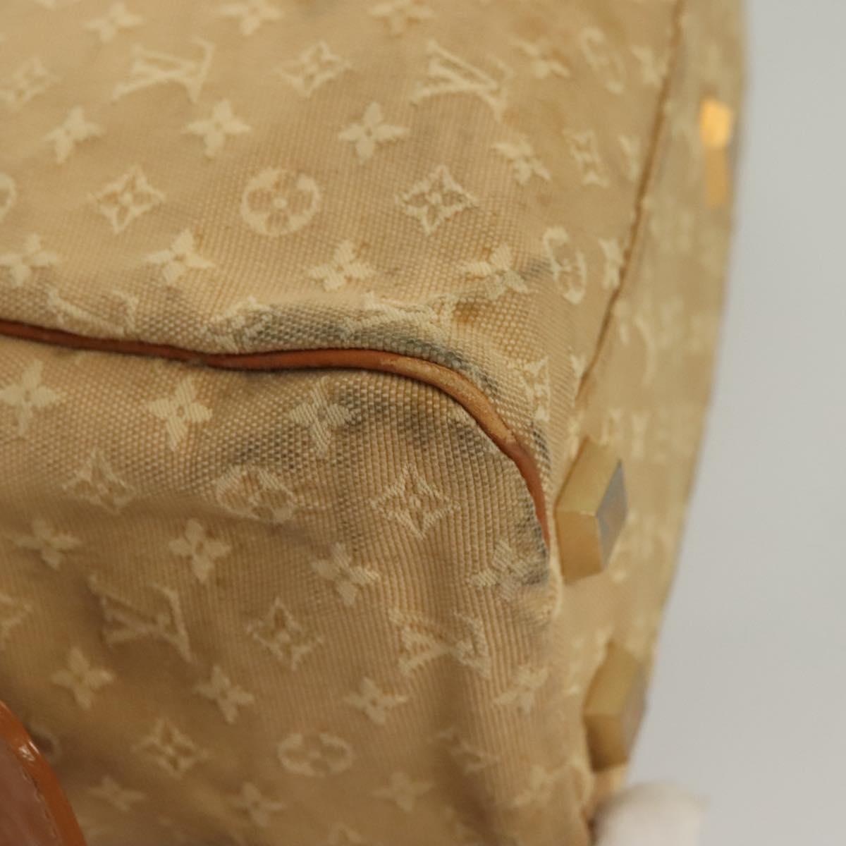 LOUIS VUITTON Monogram Mini Josephine PM Hand Bag Beige M92416 LV Auth 132759