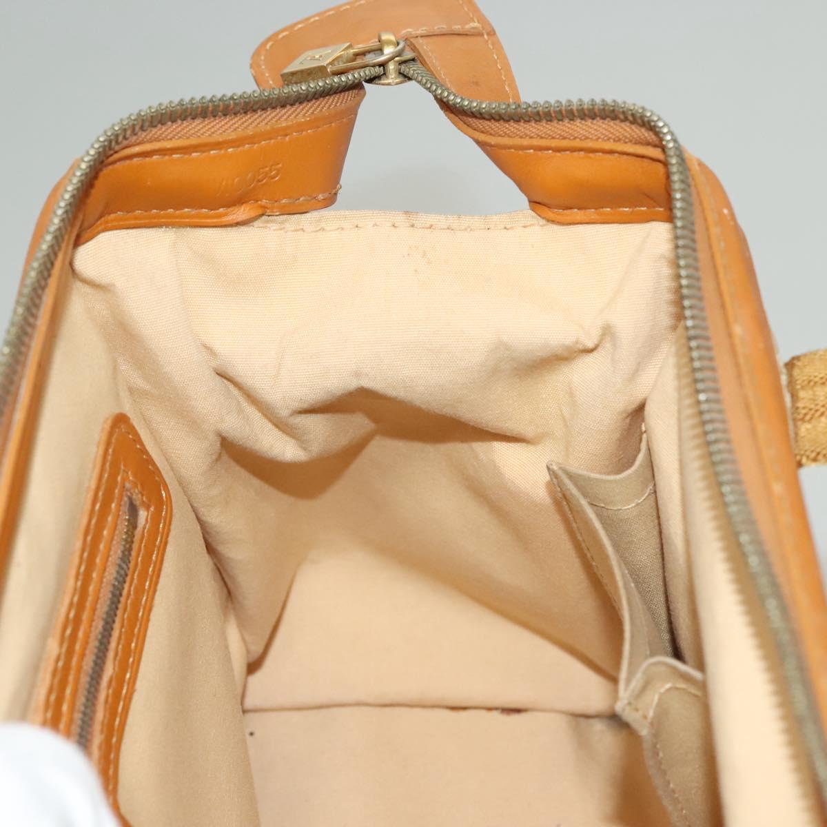 LOUIS VUITTON Monogram Mini Josephine PM Hand Bag Beige M92416 LV Auth 132759