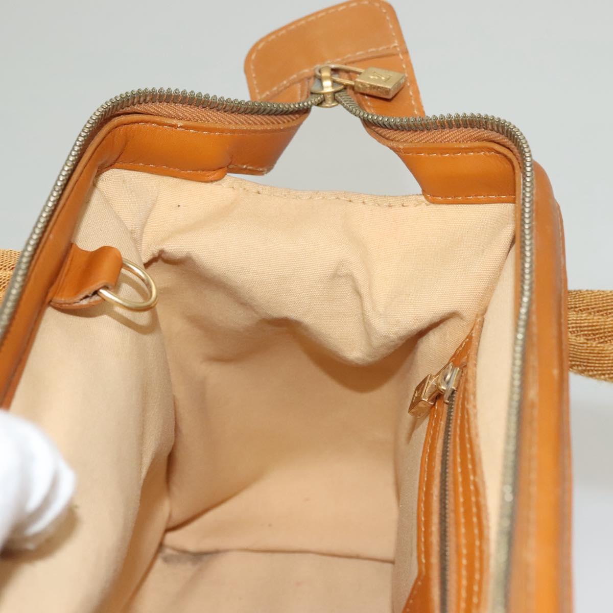LOUIS VUITTON Monogram Mini Josephine PM Hand Bag Beige M92416 LV Auth 132759