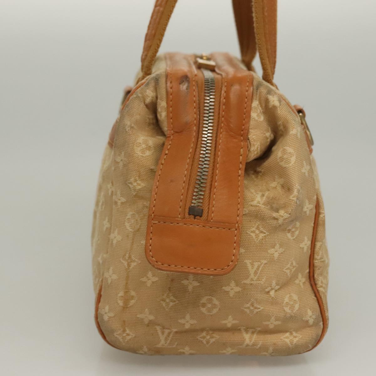 LOUIS VUITTON Monogram Mini Josephine PM Hand Bag Beige M92416 LV Auth 132759