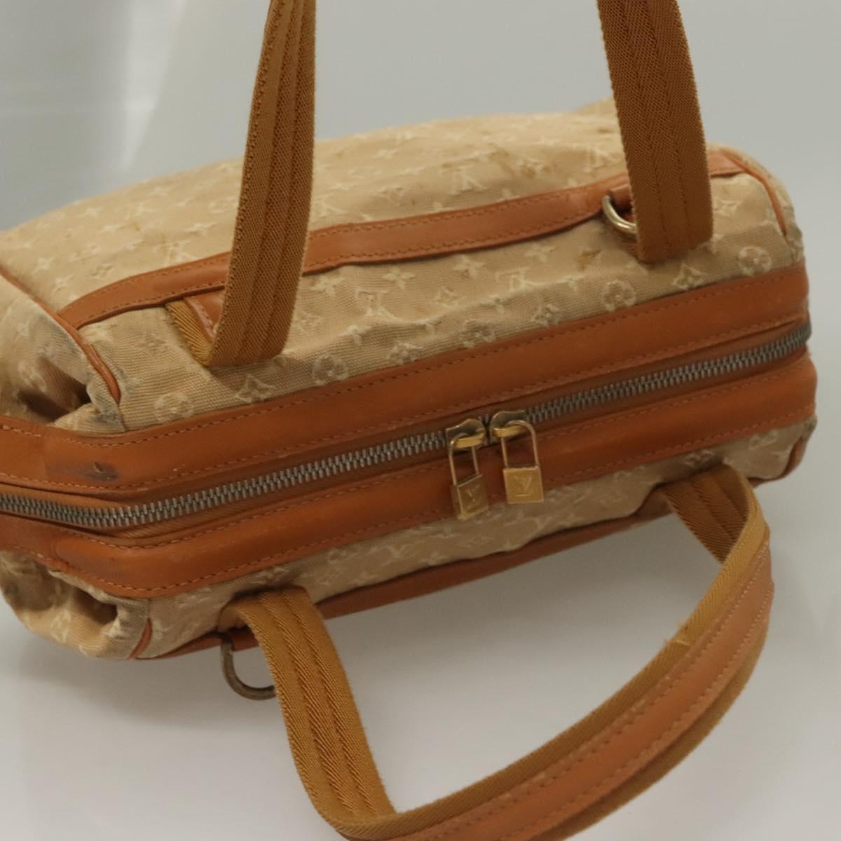 LOUIS VUITTON Monogram Mini Josephine PM Hand Bag Beige M92416 LV Auth 132759
