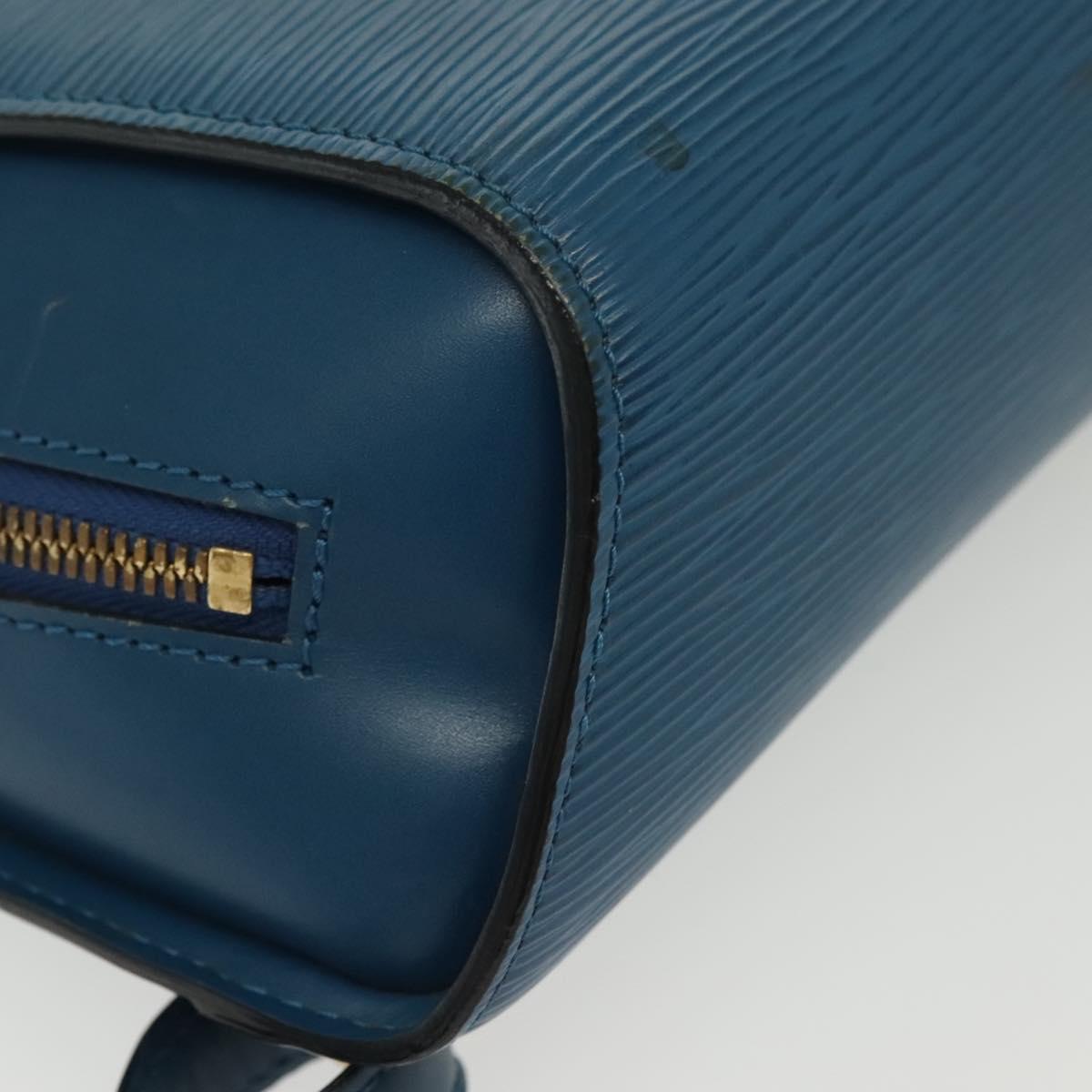LOUIS VUITTON Epi Mabillon Backpack Blue M52235 LV Auth 132760