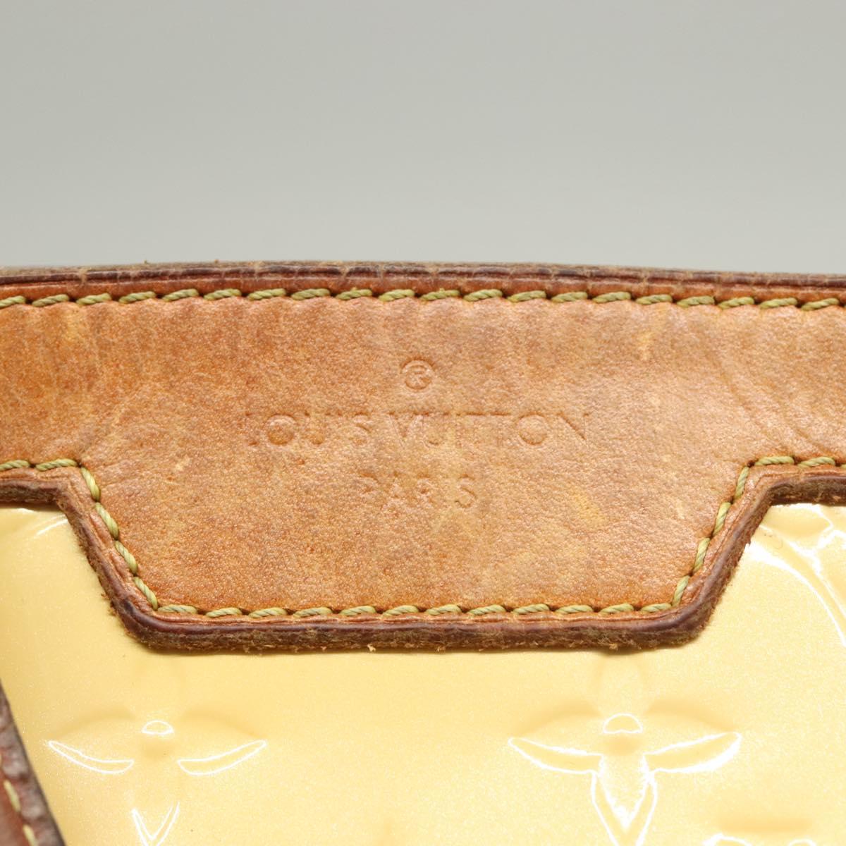 LOUIS VUITTON Monogram Vernis Blair MM Hand Bag 2way Citrin M90108 Auth 132765