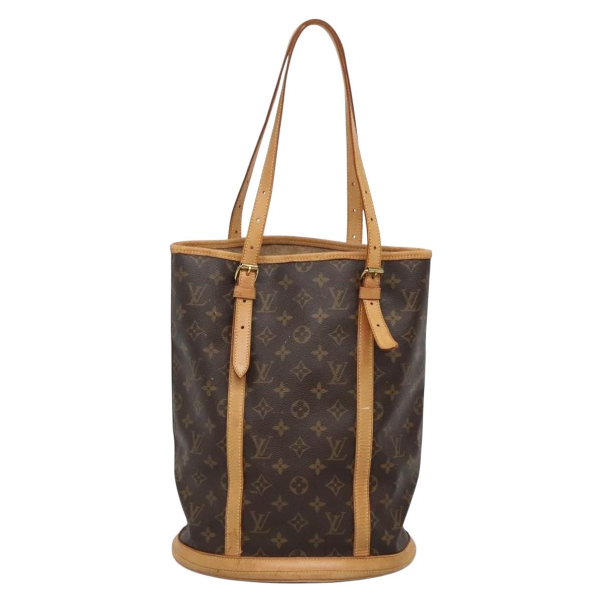 LOUIS VUITTON Monogram Bucket GM Shoulder Bag M42236 LV Auth 132767