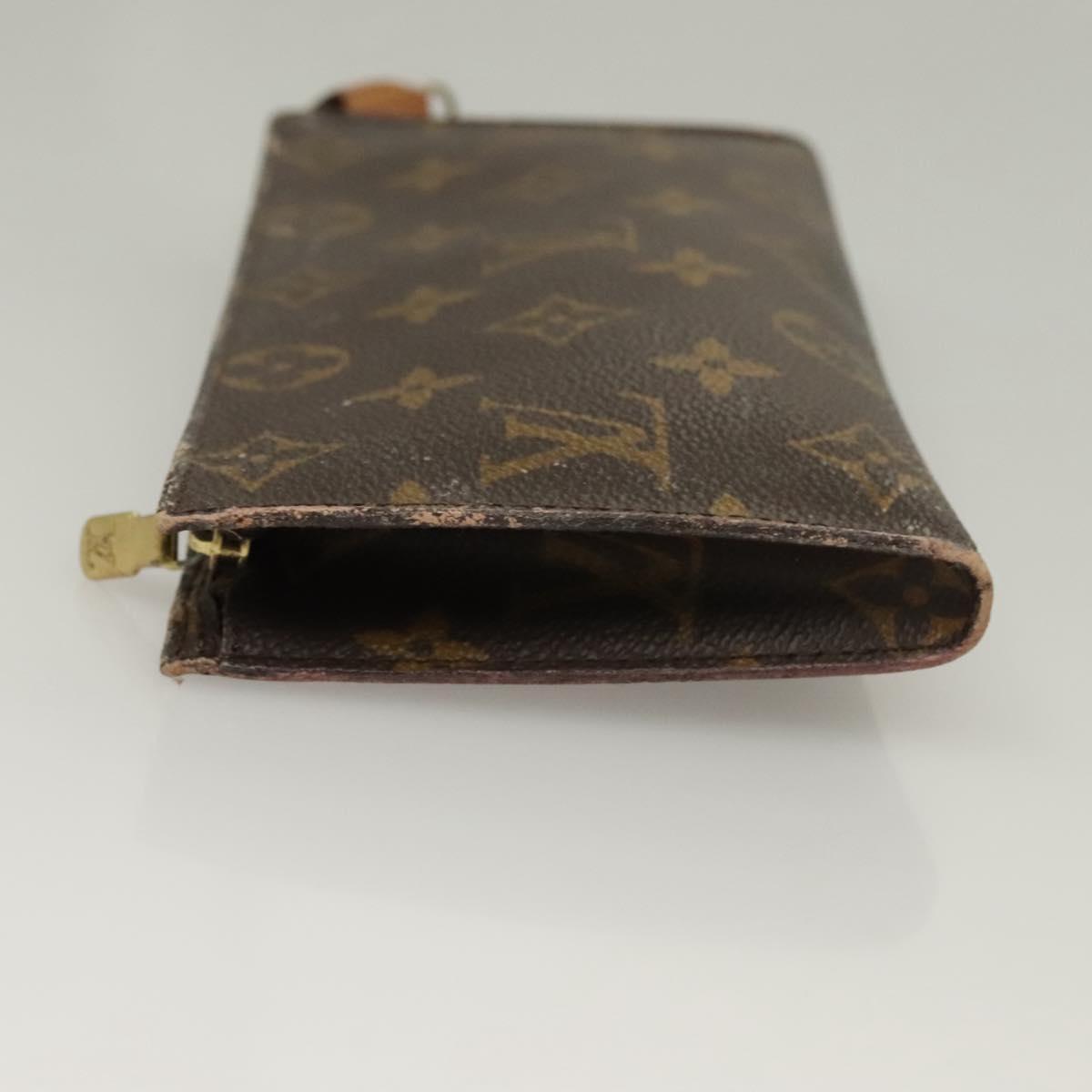 LOUIS VUITTON Monogram Bucket GM Accessory Pouch LV Auth 132768