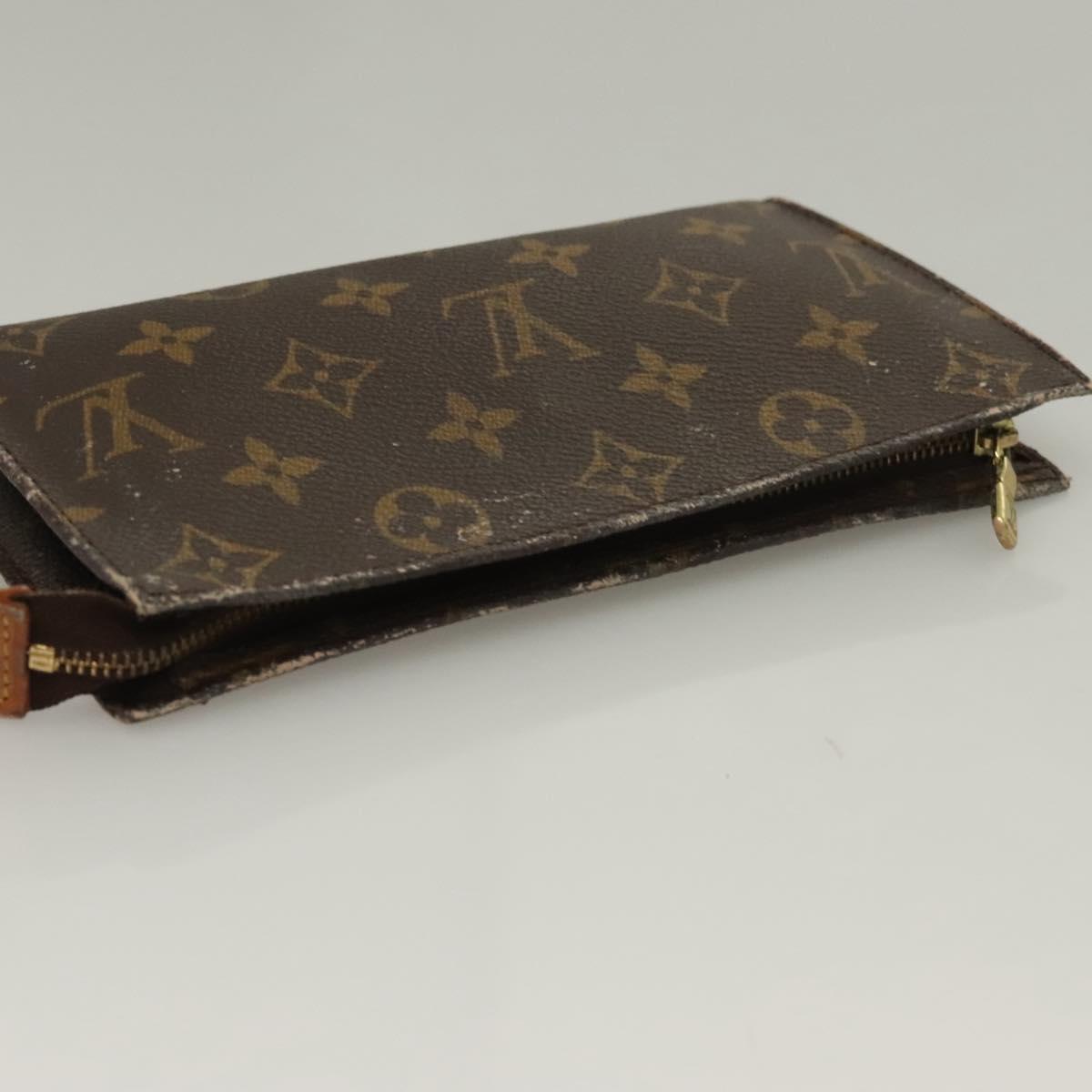 LOUIS VUITTON Monogram Bucket GM Accessory Pouch LV Auth 132768