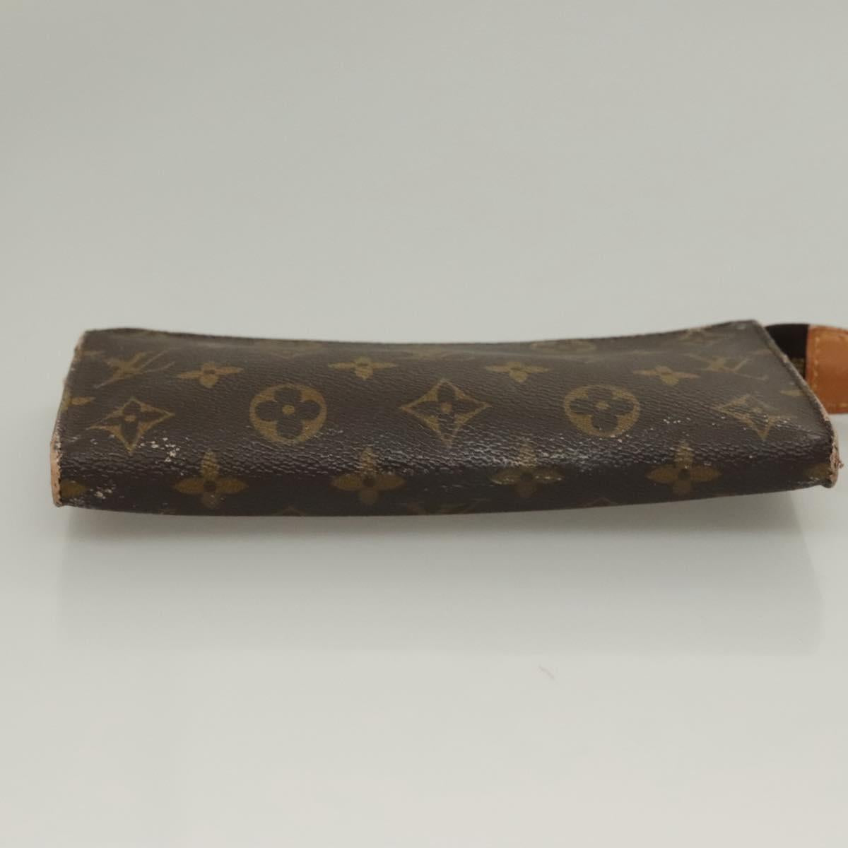 LOUIS VUITTON Monogram Bucket GM Accessory Pouch LV Auth 132768