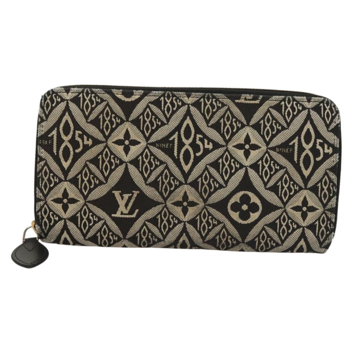 LOUIS VUITTON Monogram Jaguar Preowned 1854 Zippy Wallet M80324 LV Auth 132789