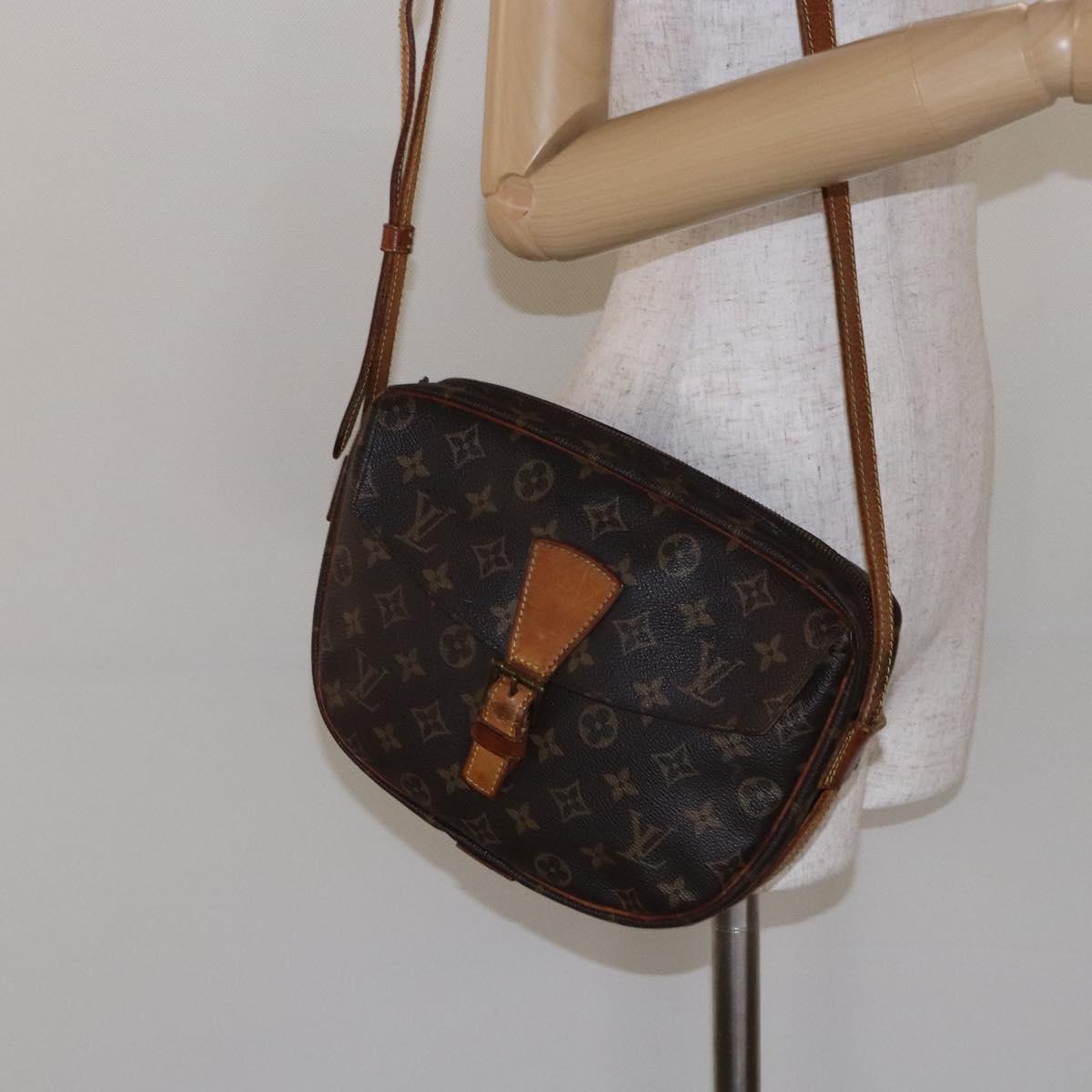 LOUIS VUITTON Monogram Jeune Fille MM Shoulder Bag M51226 LV Auth 132819
