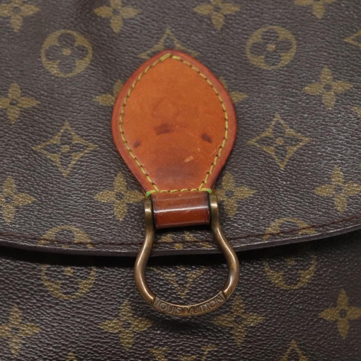 LOUIS VUITTON Monogram Monogram Saint Cloud GM Bag M51242 LV Auth 132820