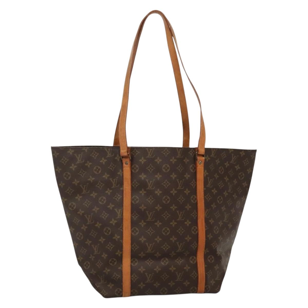 LOUIS VUITTON Monogram Sac Shopping GM Tote Bag M51110 LV Auth 132832