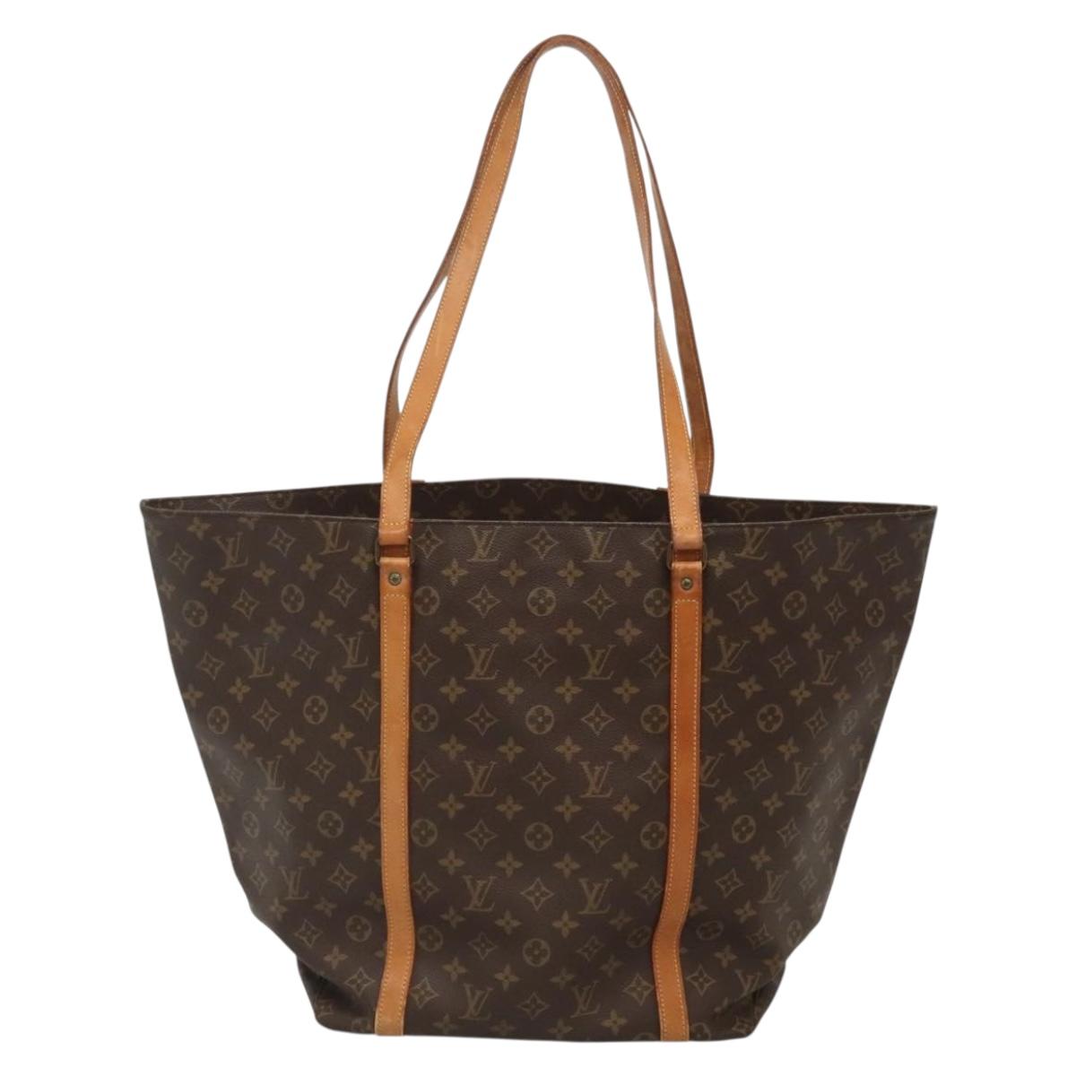 LOUIS VUITTON Monogram Sac Shopping GM Tote Bag M51110 LV Auth 132832