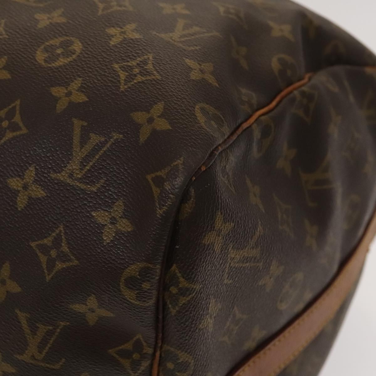 LOUIS VUITTON Monogram Keepall Bandouliere 55 Boston Bag M41414 LV Auth 132834
