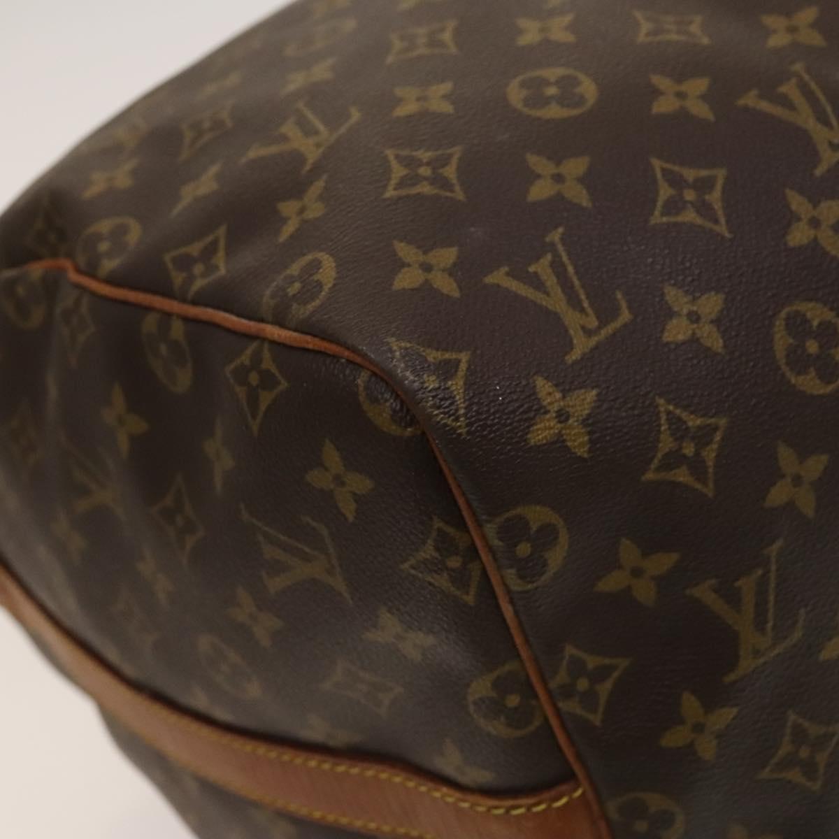 LOUIS VUITTON Monogram Keepall Bandouliere 55 Boston Bag M41414 LV Auth 132834