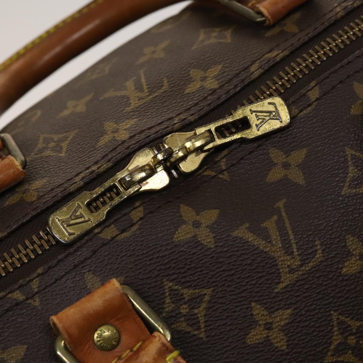 LOUIS VUITTON Monogram Keepall Bandouliere 55 Boston Bag M41414 LV Auth 132834