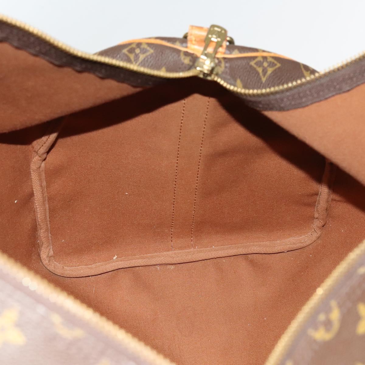 LOUIS VUITTON Monogram Keepall Bandouliere 55 Boston Bag M41414 LV Auth 132834