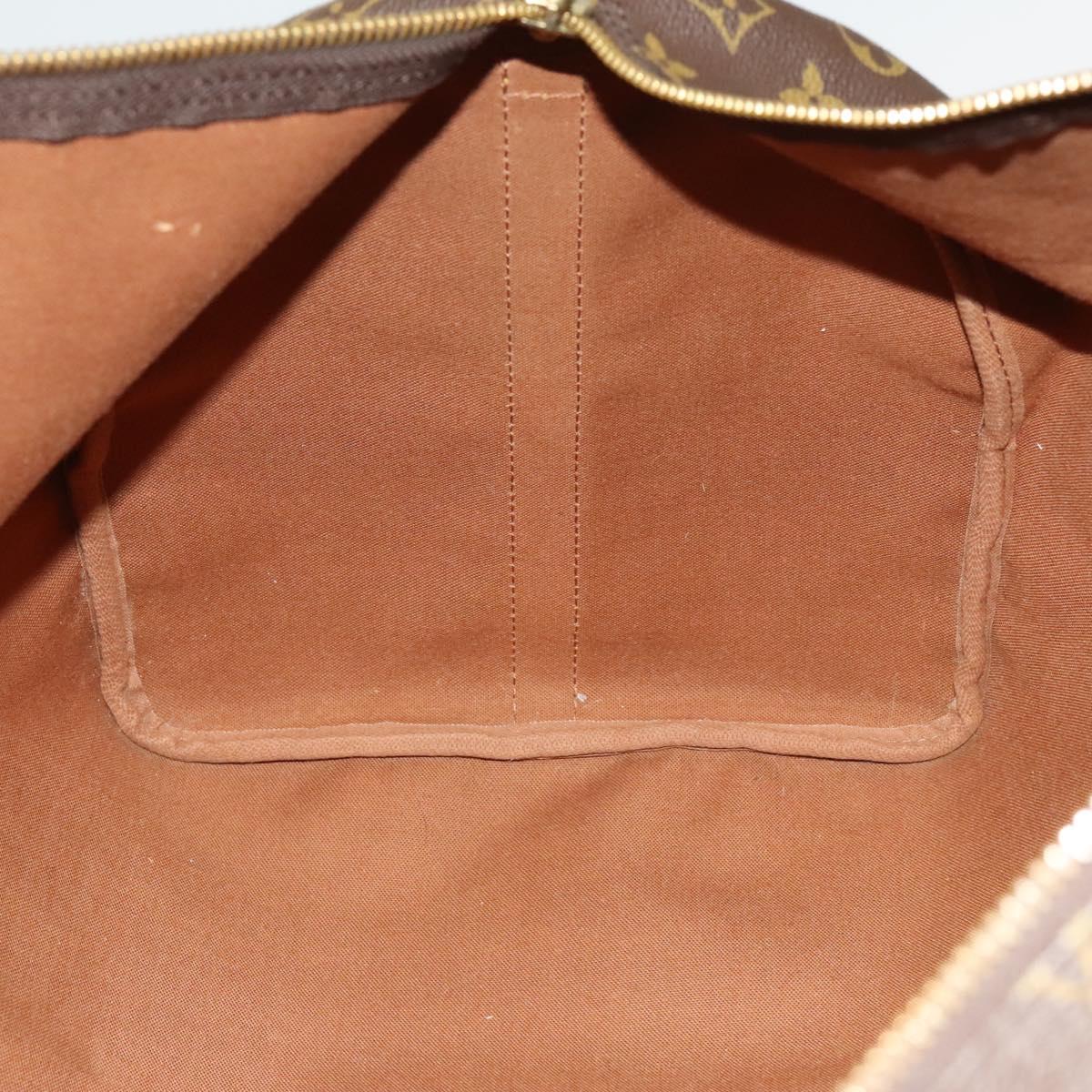 LOUIS VUITTON Monogram Keepall Bandouliere 55 Boston Bag M41414 LV Auth 132834