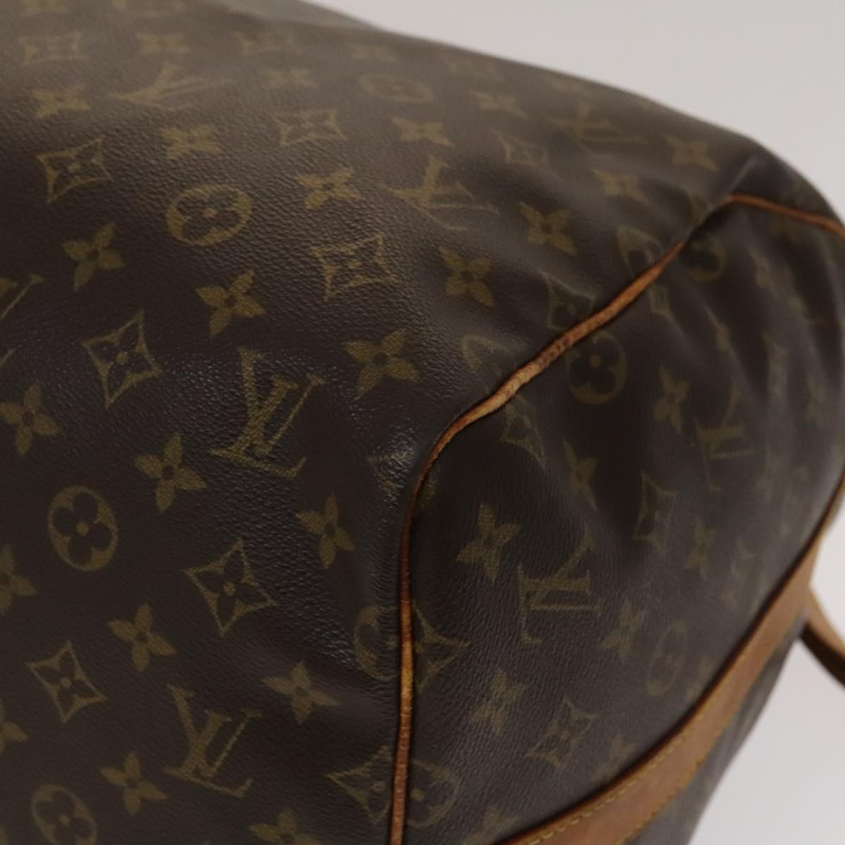 LOUIS VUITTON Monogram Keepall Bandouliere 55 Boston Bag M41414 LV Auth 132835