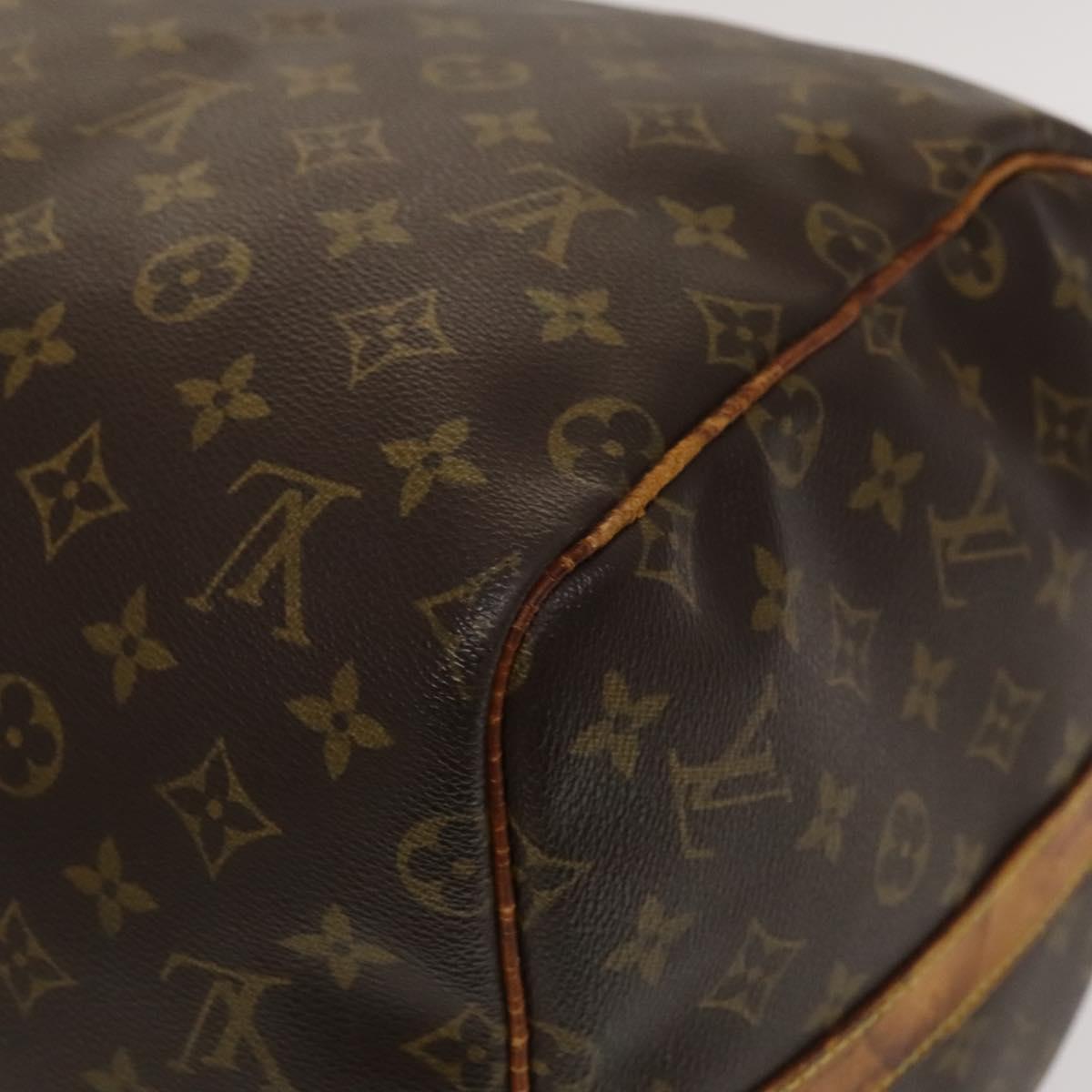 LOUIS VUITTON Monogram Keepall Bandouliere 55 Boston Bag M41414 LV Auth 132835