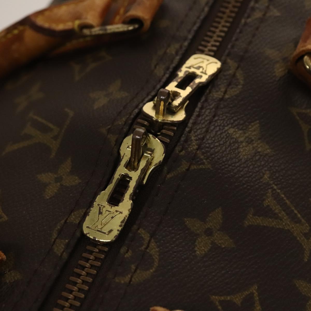 LOUIS VUITTON Monogram Keepall Bandouliere 55 Boston Bag M41414 LV Auth 132835